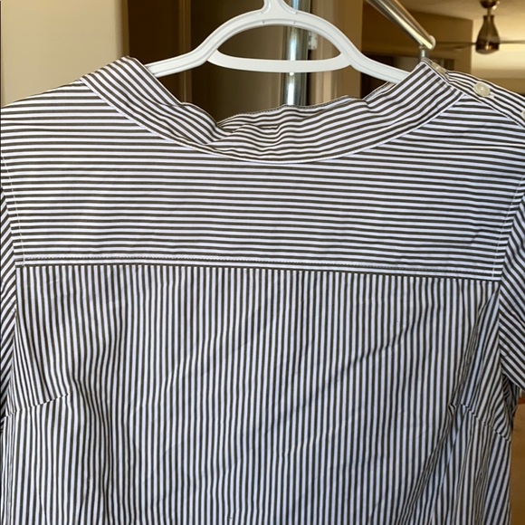 J Crew Boat Neck striped blouse - Picture 3 of 4